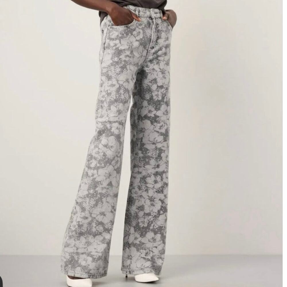 Moschino Jeans Laser Flower Trousers Size 30